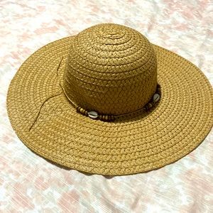 Fancy Floppy Straw Hat.